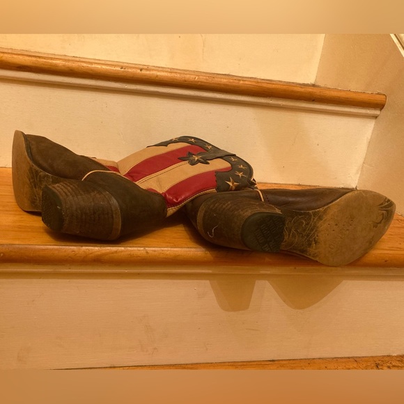 8.5 American Flag Durango Cowgirl Boots - Picture 3 of 6